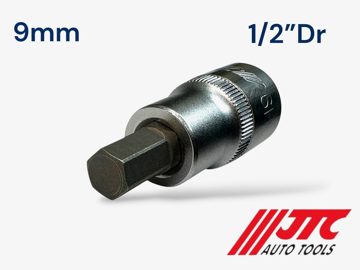 9mm Hex Socket 1/2" Dr JTC