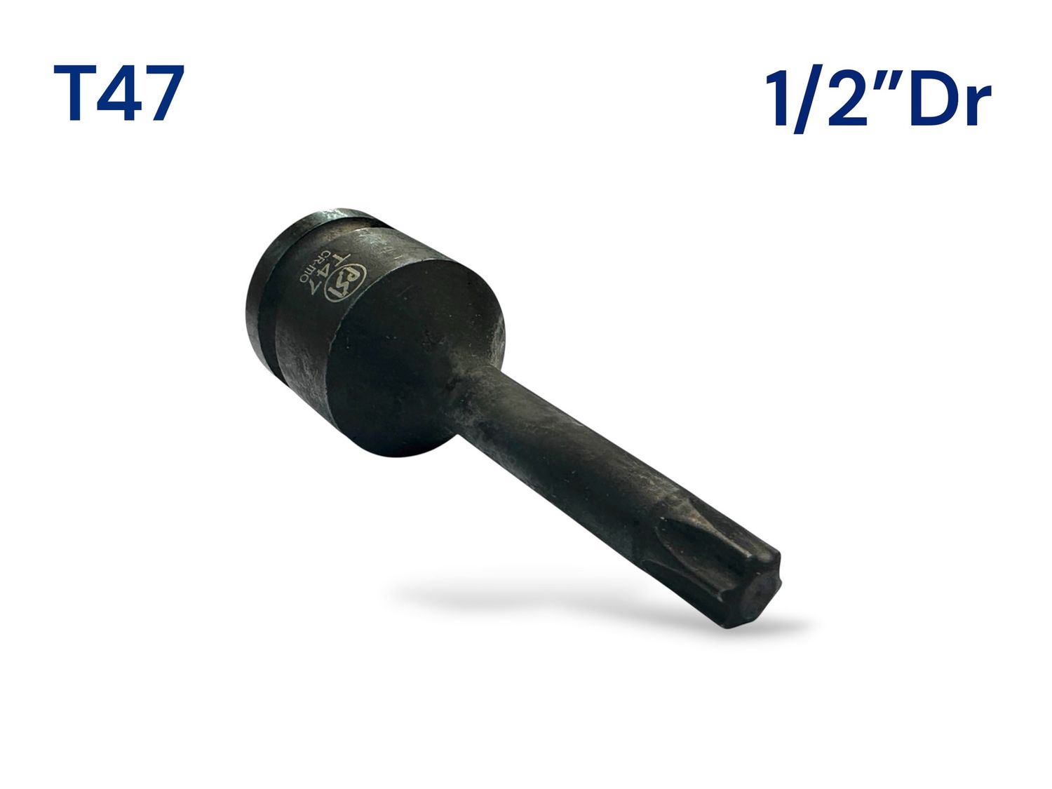 T47 6 Point Star Impact Socket 1/2" Dr 75mm