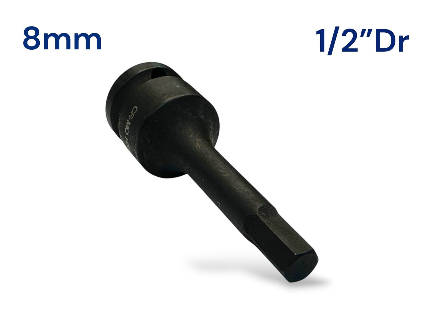 8mm Impact Hex Socket 1/2" Dr 75mm long