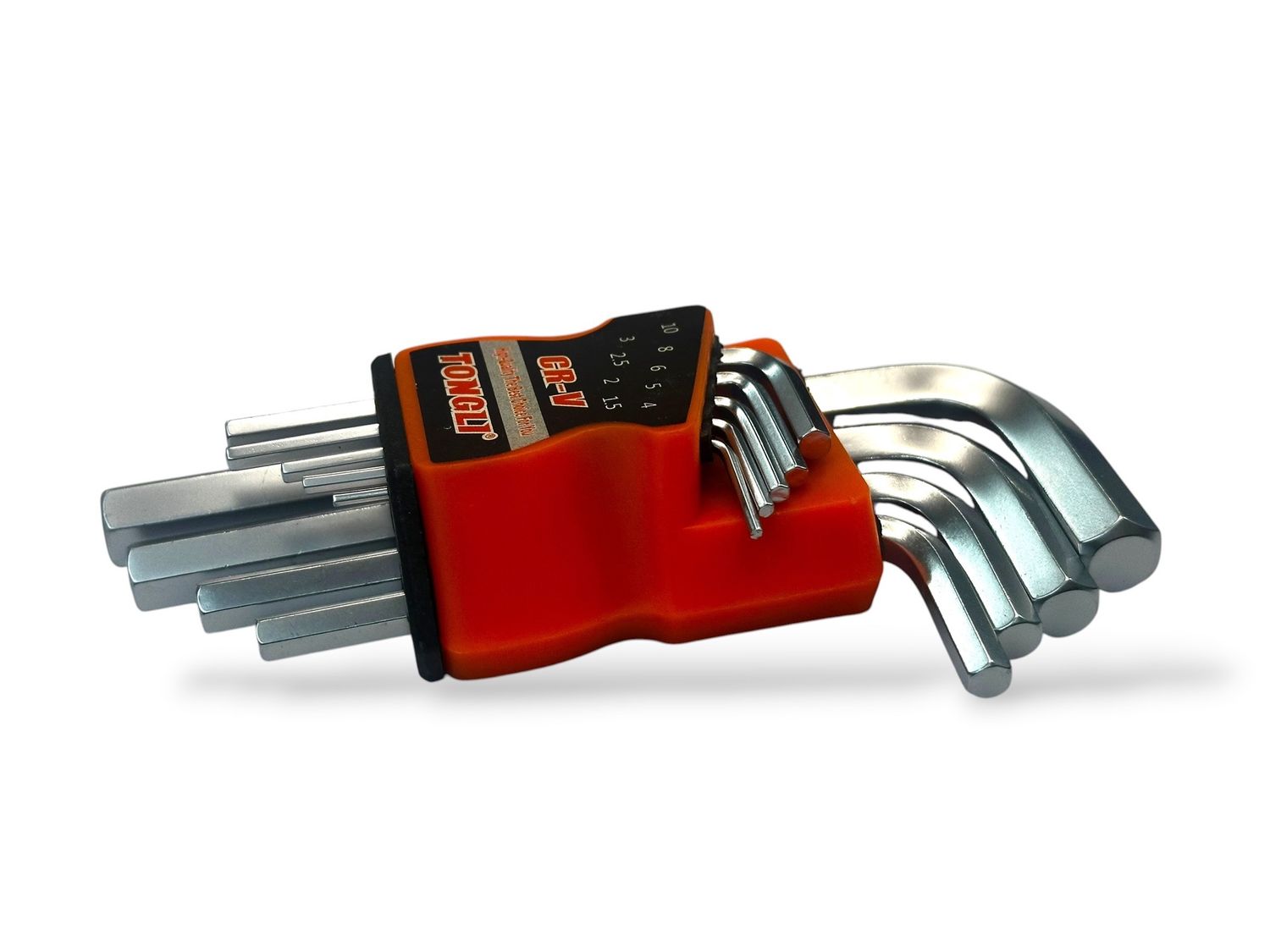 Allen Key Set 9 Piece Stubby Orange Frame