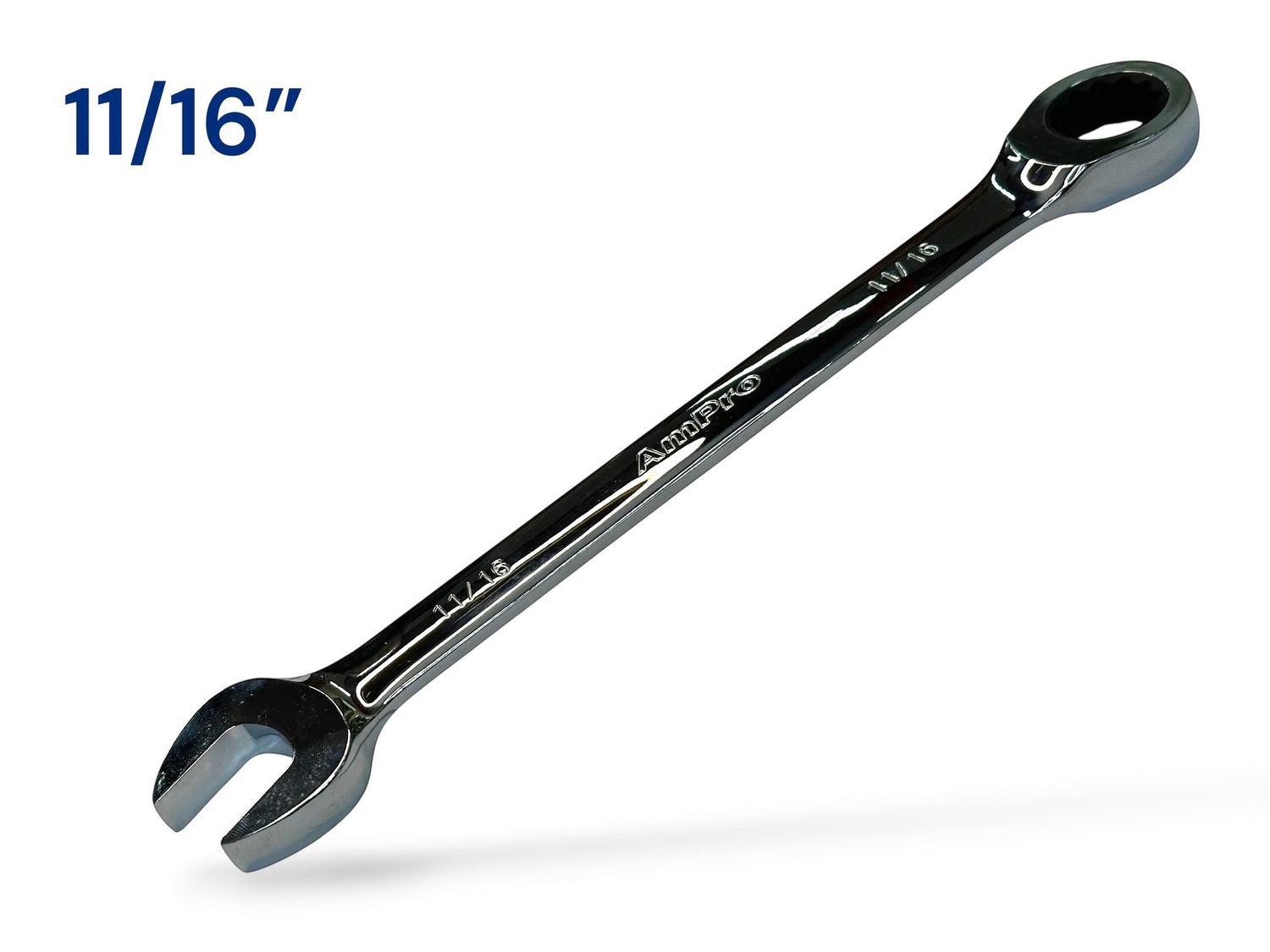 11/16" Ratchet Spanner AMPRO
