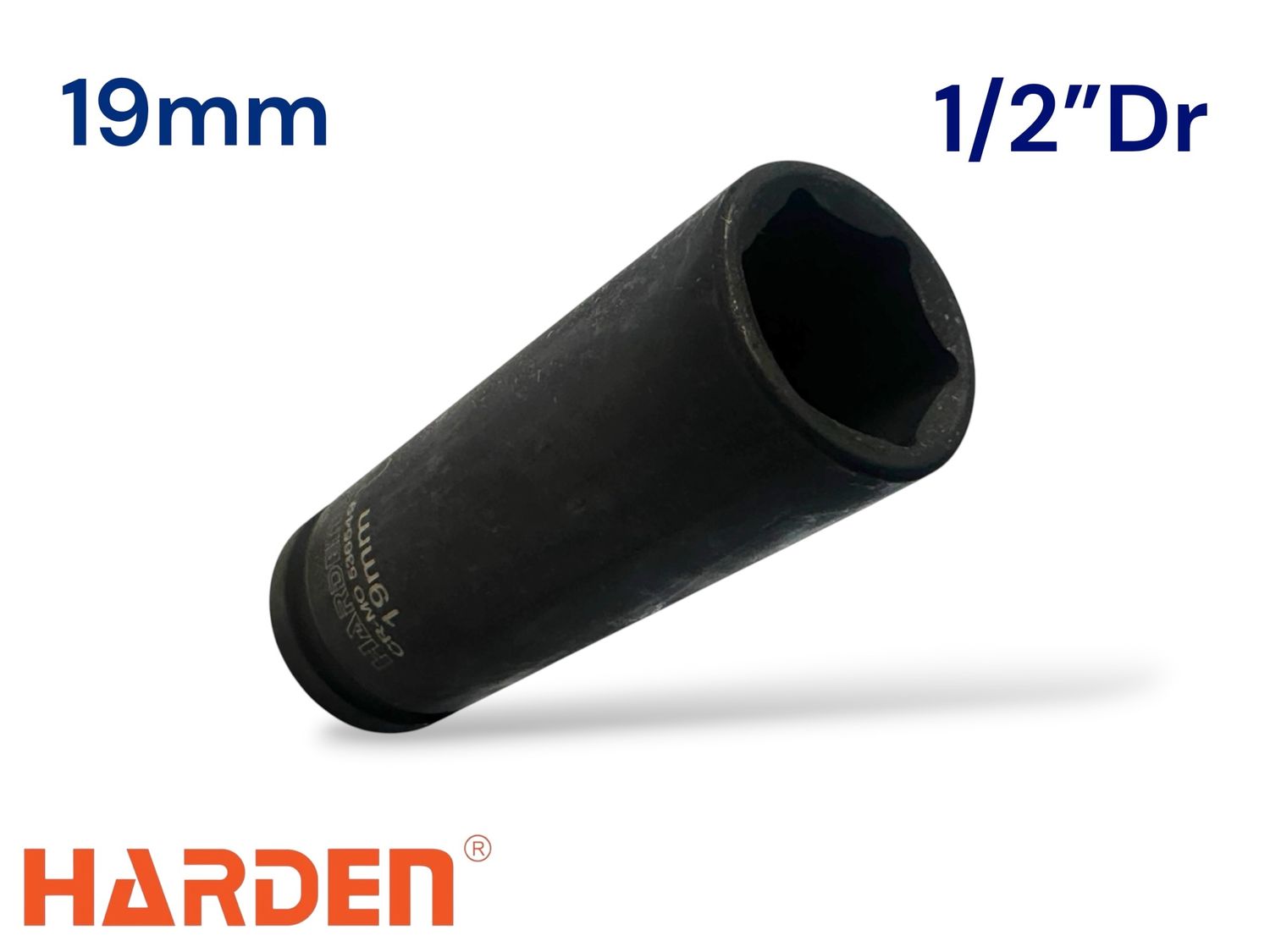 19mm Impact Socket 1/2" Dr HARDEN
