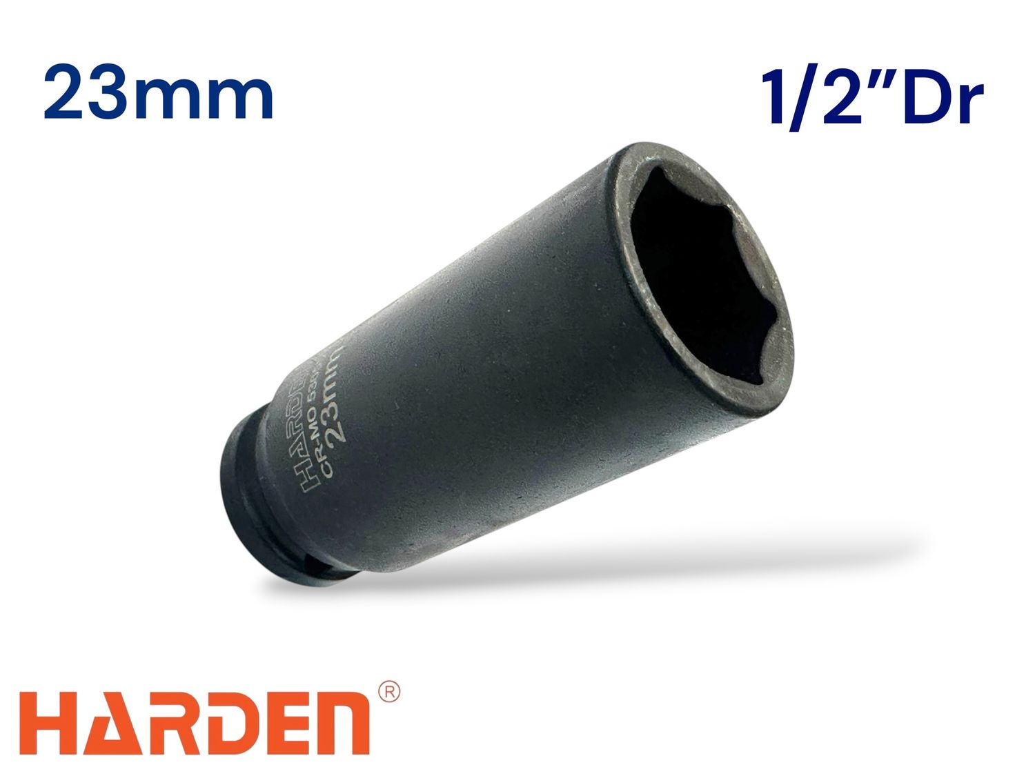 23mm Impact Deep Socket 1/2"Dr HARDEN