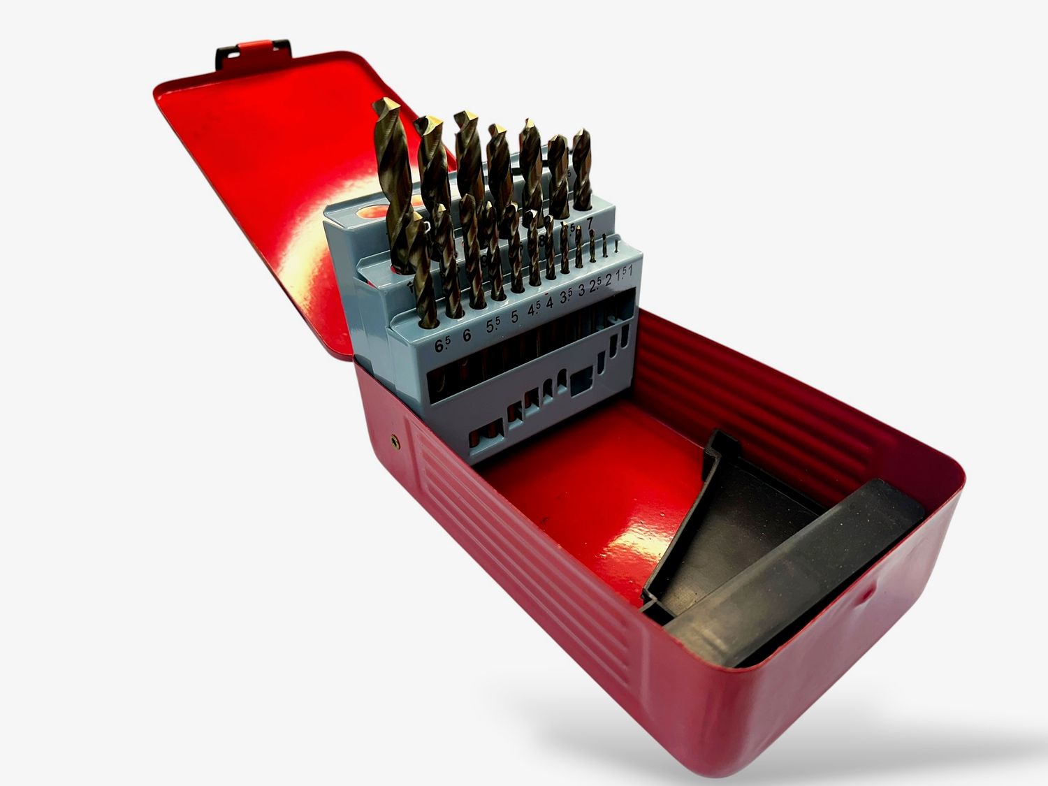 19Pc Cobalt CO5 Drill Bit Set Metric