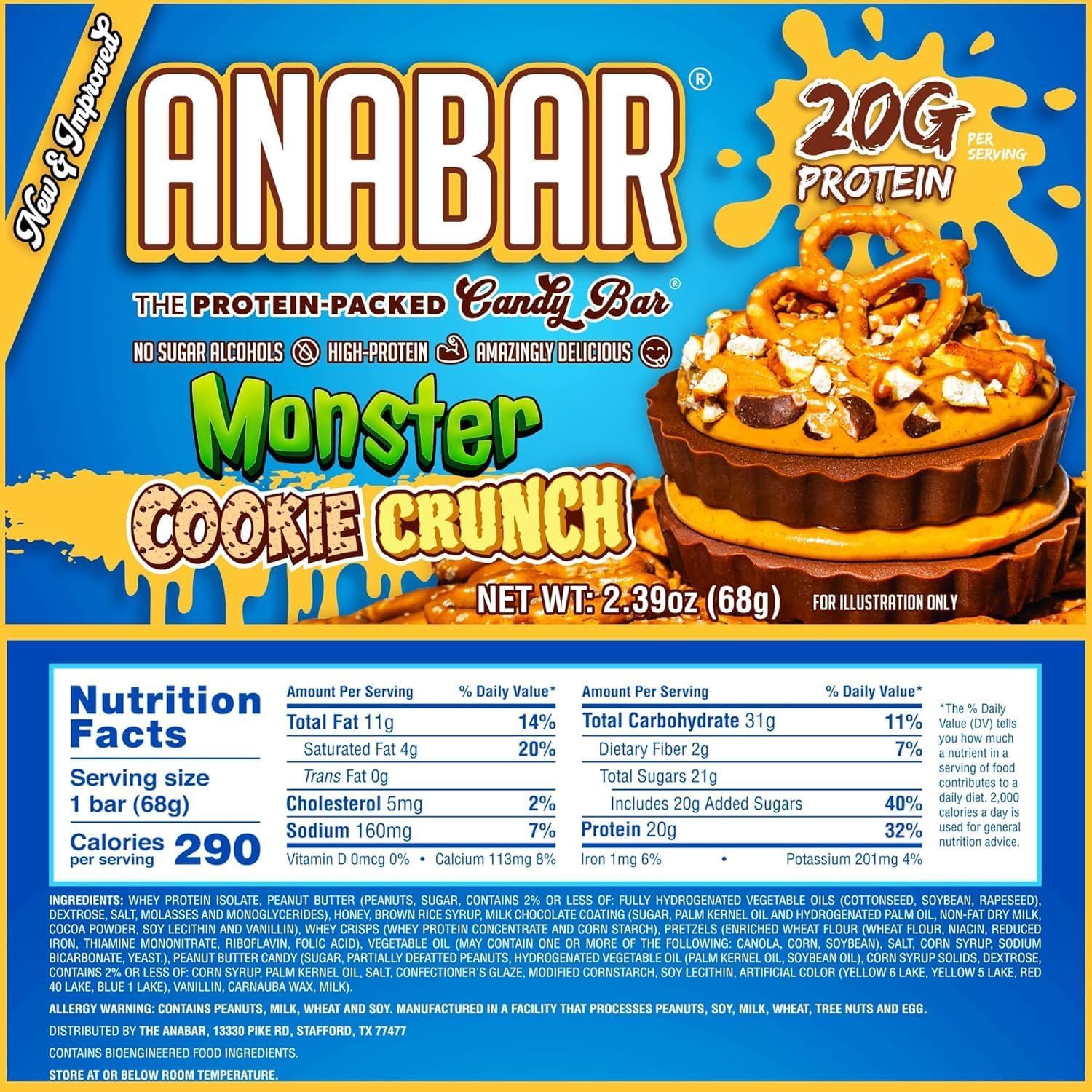 ANABAR Protein Bar (Box of 12)