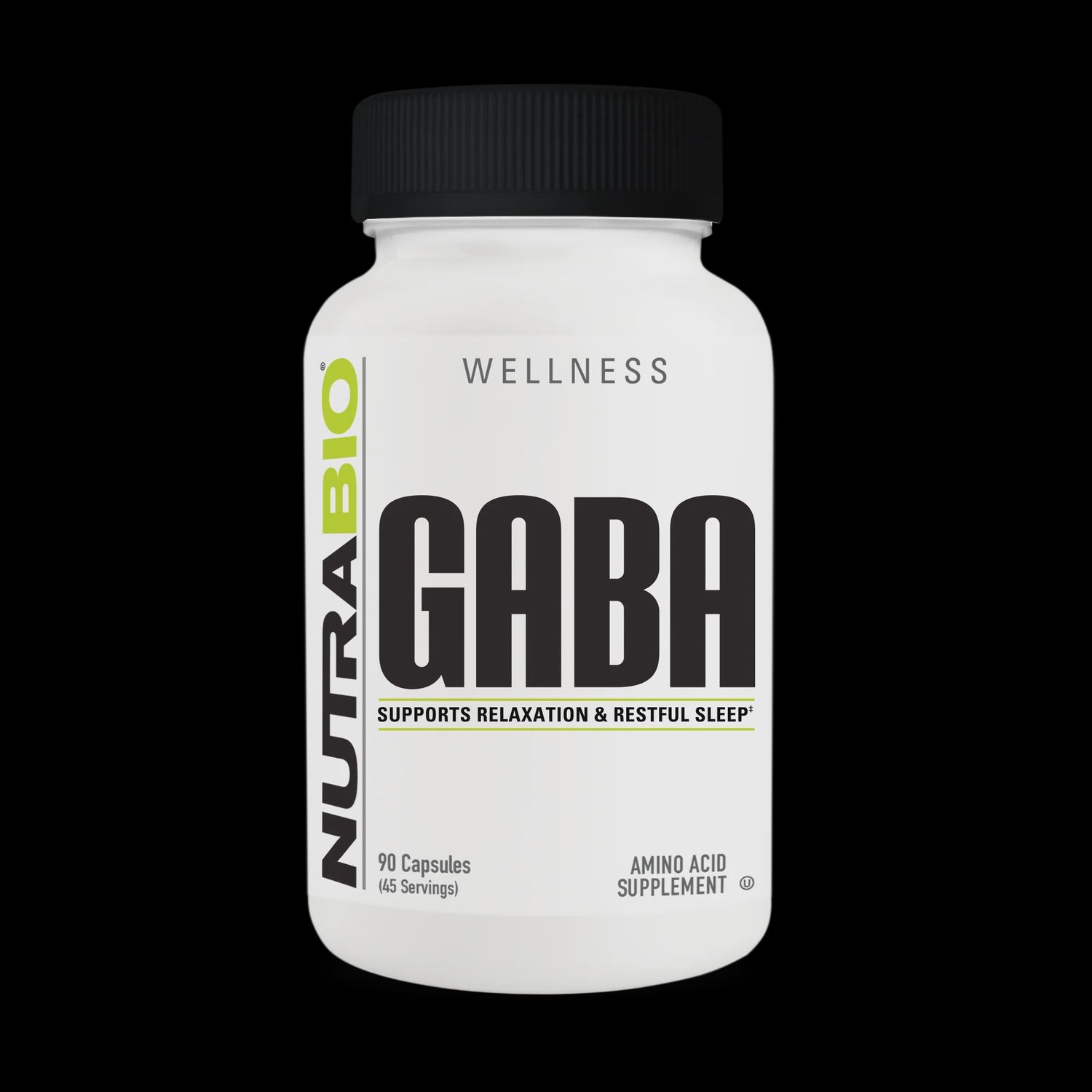 GABA  500mg  - 90  Vegetable Capsules