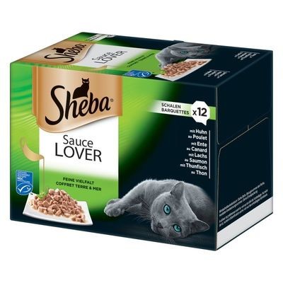Sheba • Sauce Lover • in Sauce • Feine Vielfalt • 12 x 85 g.