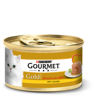 Purina • Gourmet • Gold • Schmelzender Kern • Huhn