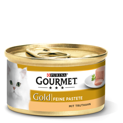 Purina • Gourmet • Gold • Feine Pastete • mit Truthahn