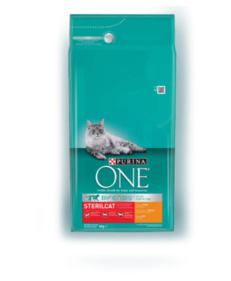 Purina • ONE • Bifensis • Dual Defense • Sterilcat • Reich an Huhn und Weizen