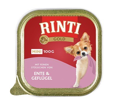 Rinti • Gold • Mini • mit Ente & Geflügel