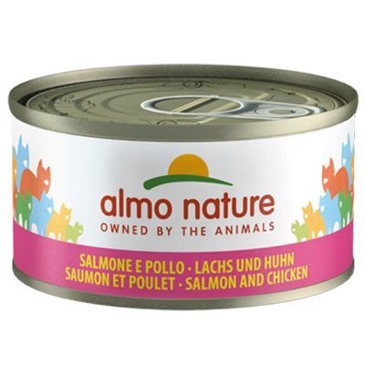 Almo Nature • in Gelatina • Salmone con Pollo