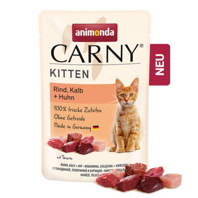 Animonda • Carny • Kitten • Rind, Kalb & Huhn