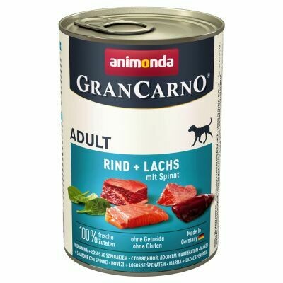 Animonda • GranCarno • Original • Rind & Lachs mit Spinat