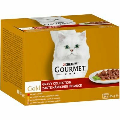 Purina • Gourmet • Gold • Zarte Häppchen in Sauce • Multipack • 24 pcs