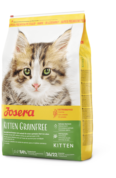Josera • Kitten • Grainfree • mit extra viel Geflugel und wertvollem Lachsöl