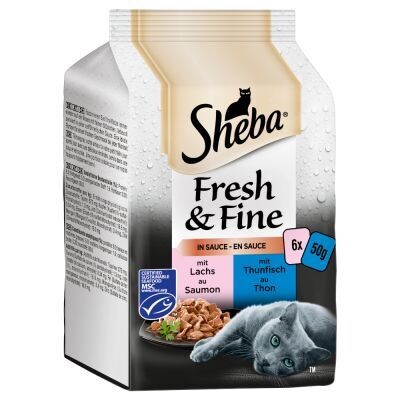 Sheba • Fresh &amp; Fine • in Sauce • Fisch Variation