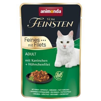 Animonda • vom Feinsten • Feines mit Filets • mit Kaninchen + Hühnchenfilet