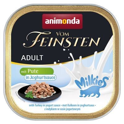 Animonda • vom Feinsten • Milkies • mit Pute in Joghurtsauce