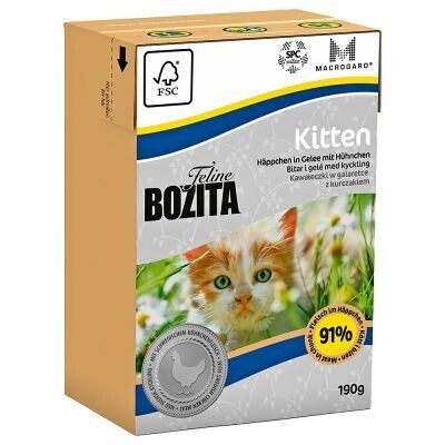 Bozita • Feline Function • Chunks in Jelly • with Swedish Chicken • Kitten