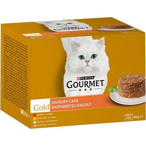 Purina • Gourmet • Gold • Raffiniertes Ragout • Multipack • 24 pcs