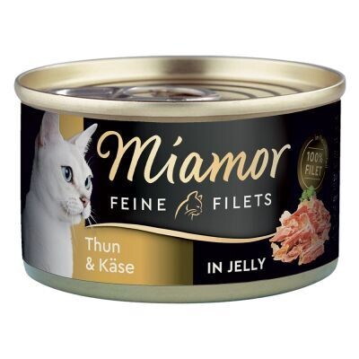 Miamor • Fine Fillets • in Jelly • Thun &amp; Käse