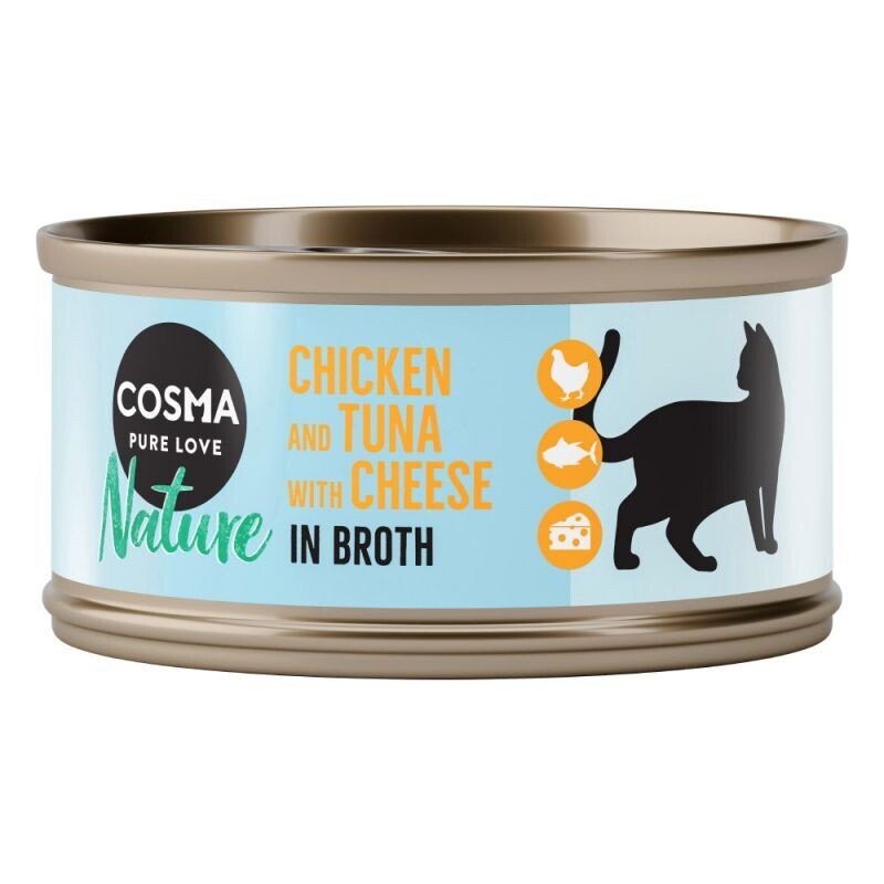 Cosma • Nature • in Broth • Chicken with Tuna & Cheese