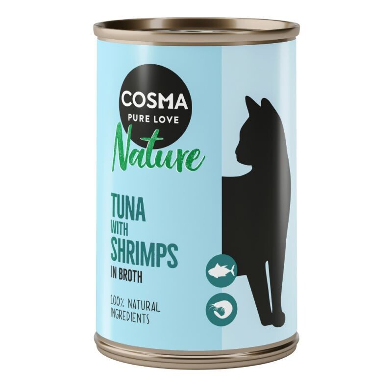 Cosma • Nature • in Broth • Tuna &amp; Shrimps