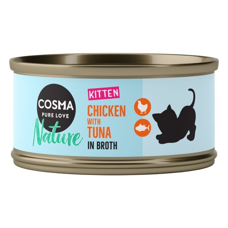 Cosma • Nature • in Broth • Chicken Breast with Tuna • Kitten