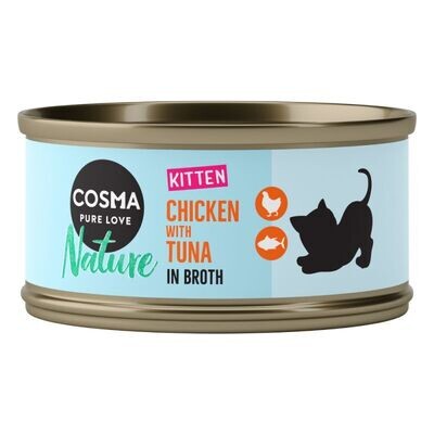 Cosma • Nature • in Broth • Chicken Breast with Tuna • Kitten