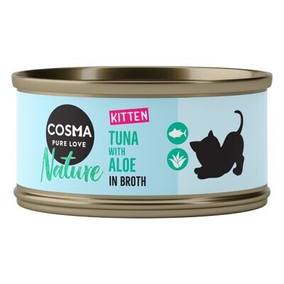 Cosma • Nature • in Broth • Tuna & Aloe Vera • Kitten