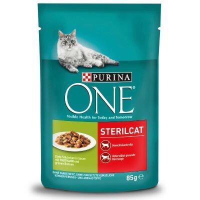 Purina • ONE • Bifensis • Sterilcat • mit Truthahn und grünen Bohnen