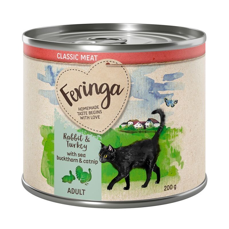 Feringa • Classic Meat • Rabbit &amp; Turkey with Sea Buckthorn &amp; Catnip