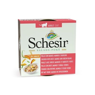 Schesir • Salads Poké • in Sauce • Chicken with Beef, Mango & Green Beans