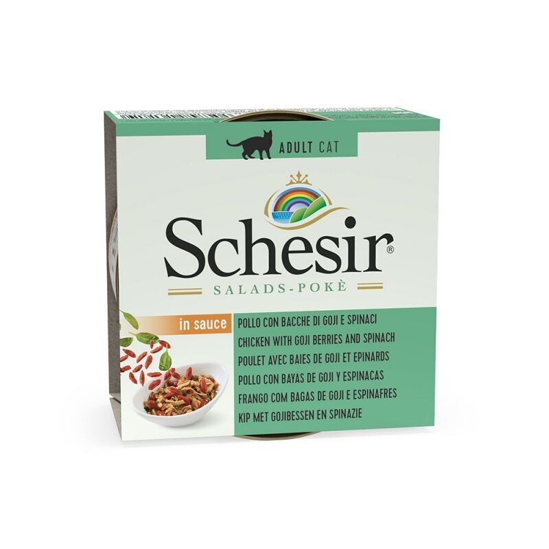 Schesir • Salads Poké • in Sauce • Chicken with Goji Berries &amp; Spinach