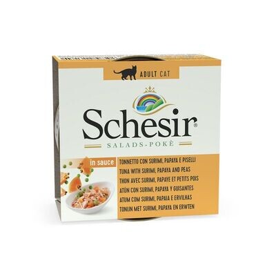 Schesir • Salads Poké • in Sauce • Tuna with Surimi, Papaya & Green Peas