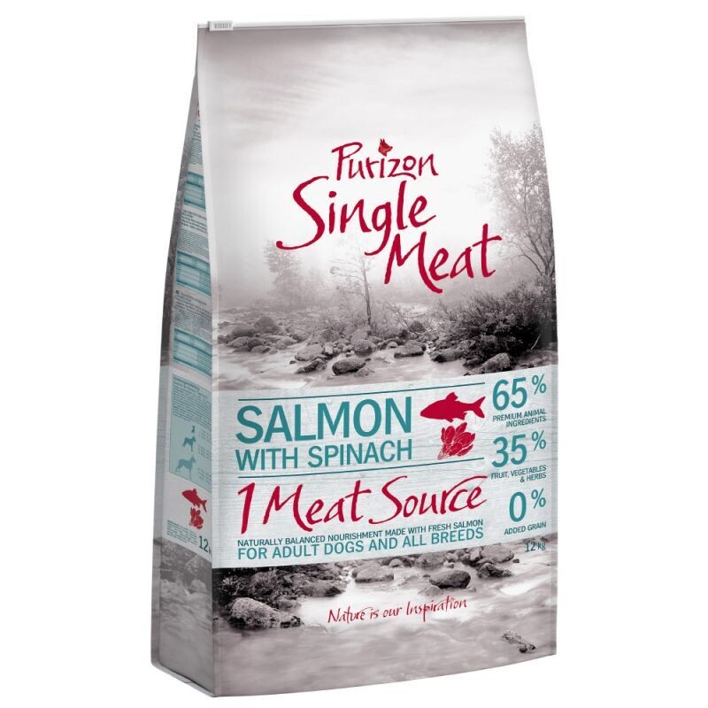 Purizon • Single Meat • Grain-free • Salmon with Spinach
