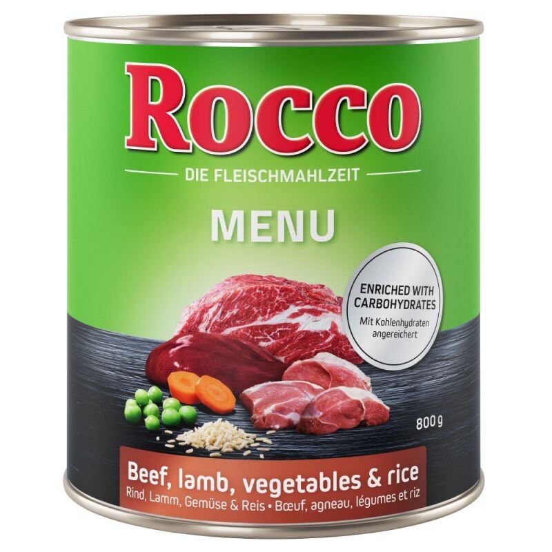 Rocco • Menu • Beef, Lamb, Vegetables &amp; Rice