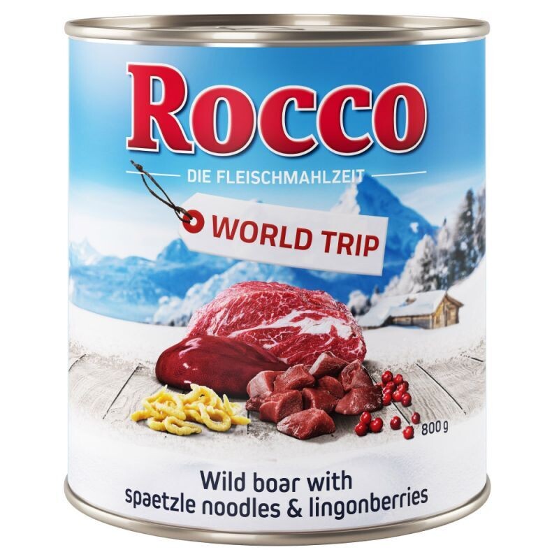 Rocco • World Trip • Austria • Wild Boar with Spaetzle Noodles &amp; Lingonberries