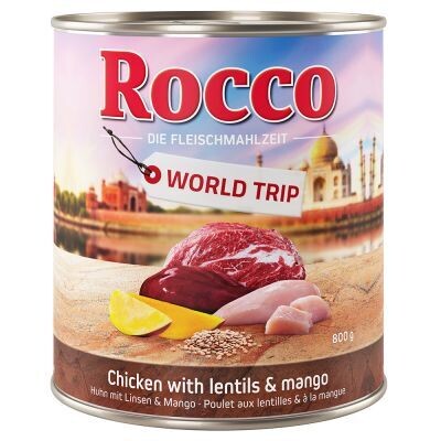 Rocco • World Trip • India • Chicken with Lentils & Mango