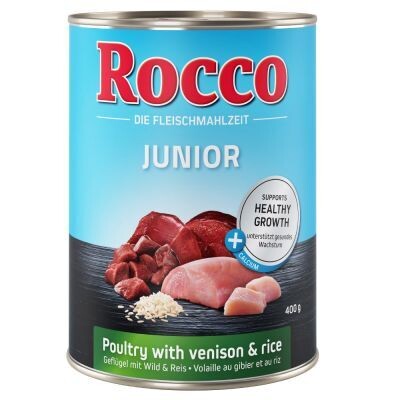 Rocco • Junior • Poultry with Venison &amp; Rice