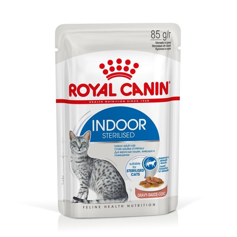 Royal Canin • Health Nutrition • Indoor Sterilised • in Gravy