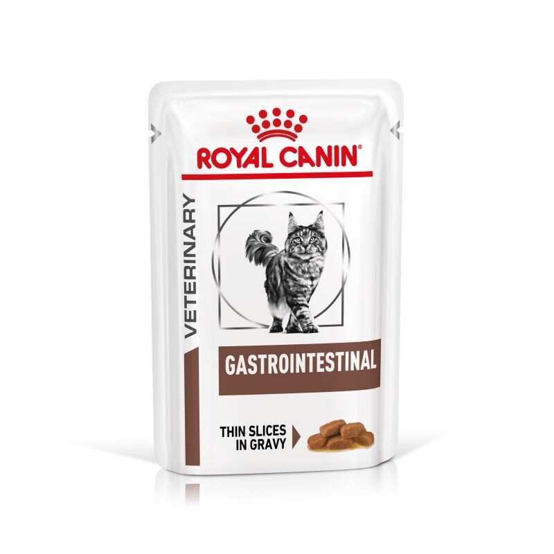 Royal Canin • Veterinary Feline • Gastro Intestinal • Thin slices in gravy