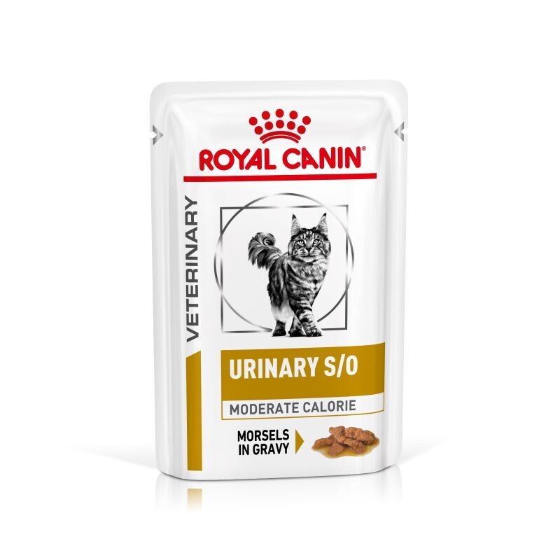 Royal Canin • Veterinary Feline • Urinary S/O Moderate Calorie • Morsels in Gravy