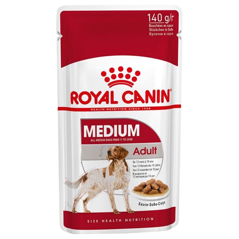 Royal Canin • Size Health Nutrition • Medium Adult • Chunks in sauce