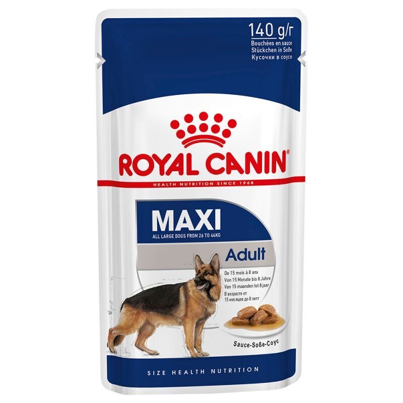 Royal Canin • Size Health Nutrition • Maxi Adult • Chunks in sauce