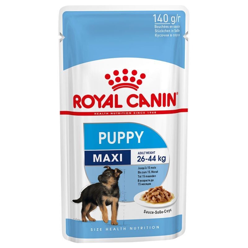 Royal Canin • Size Health Nutrition • Maxi Puppy • Chunks in sauce
