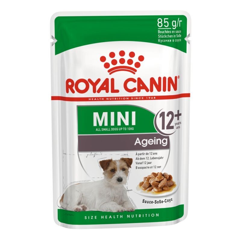 Royal Canin • Size Health Nutrition • Mini Ageing 12+ • Chunks in sauce