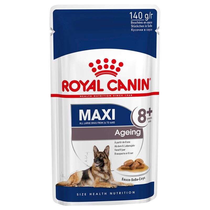 Royal Canin • Size Health Nutrition • Maxi Ageing 8+ • Chunks in sauce