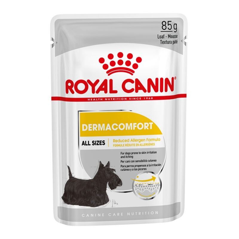 Royal Canin • Canine Care Nutrition • Dermacomfort Wet • Mousse